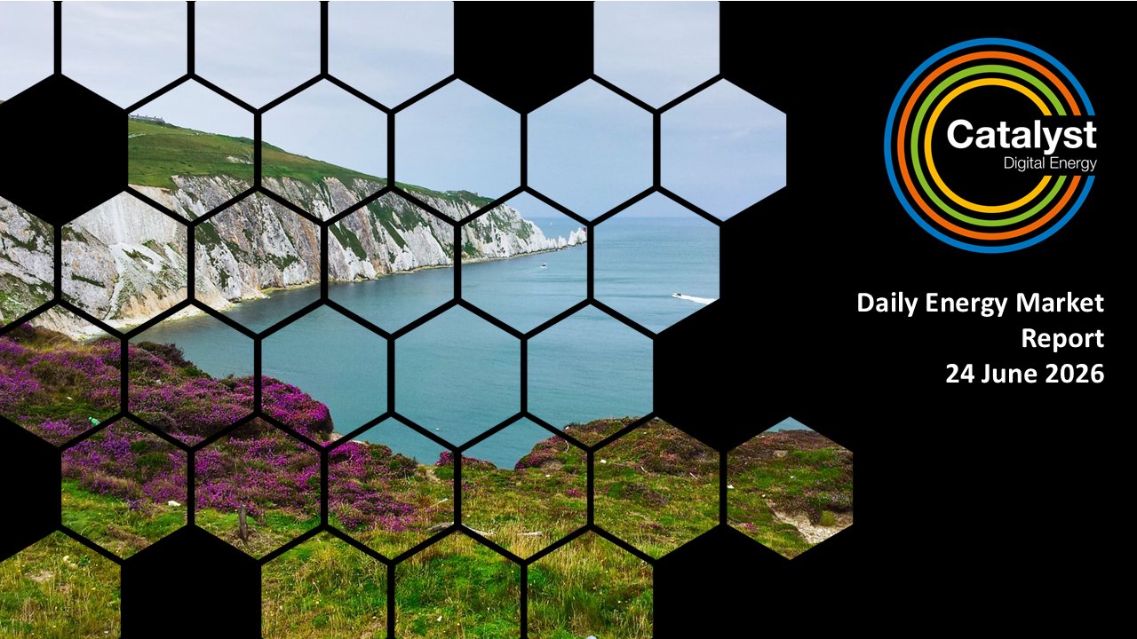 UK Energy Market Report 24 June 2026 - Catalyst daily wholesale gas and electricity update